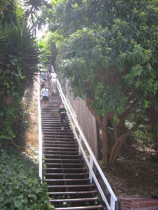 Santa Monica stairs