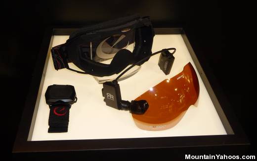 Goggles with GPS displays