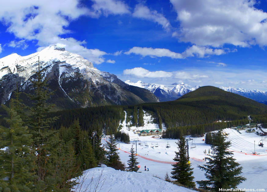 View of resort and Lodge at Mount Norquay resort