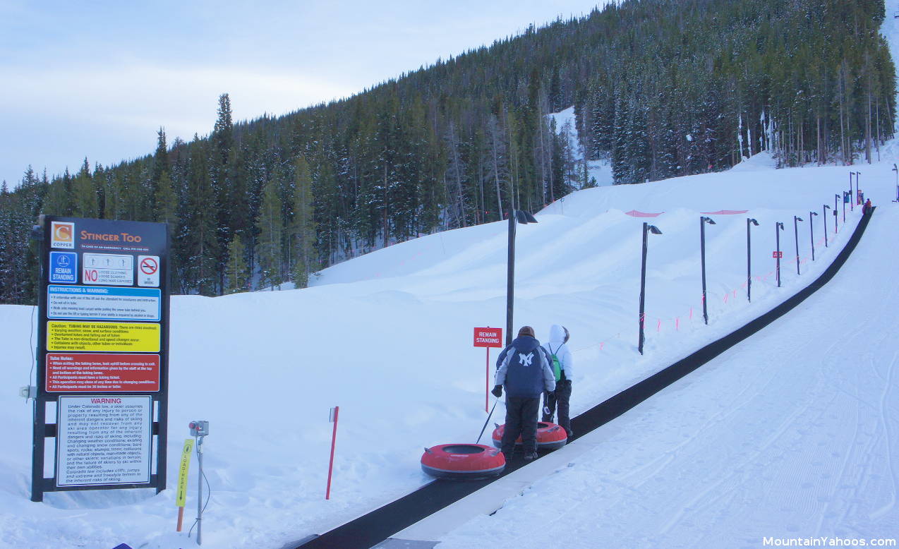 Copper Mountain tubing hill lift