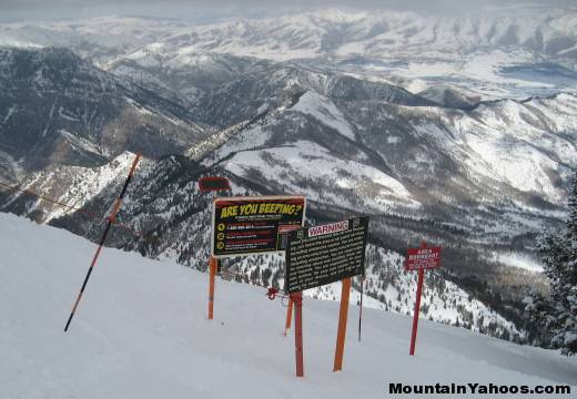 Ski Warning Signs